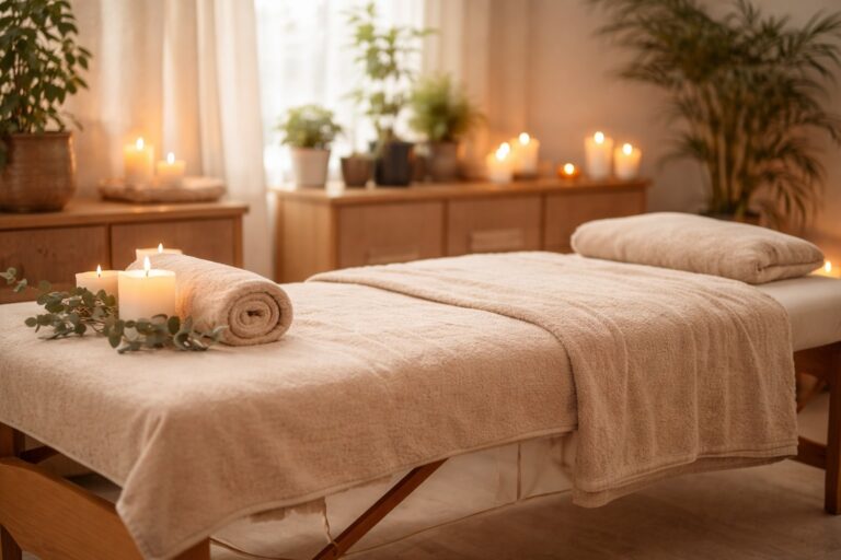 Séance de Chi Nei Tsang dans un cabinet de naturopathie près de Paris