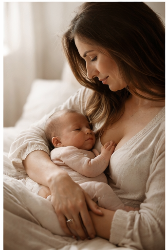 mère et nouveau-né en contact peau à peau illustrant le soutien en naturopathie après l’accouchement